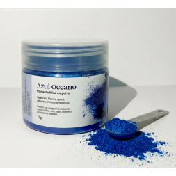 Polvo Mica Azul Oceano 25gr