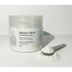 Polvo Mica Blanco Nieve 25gr